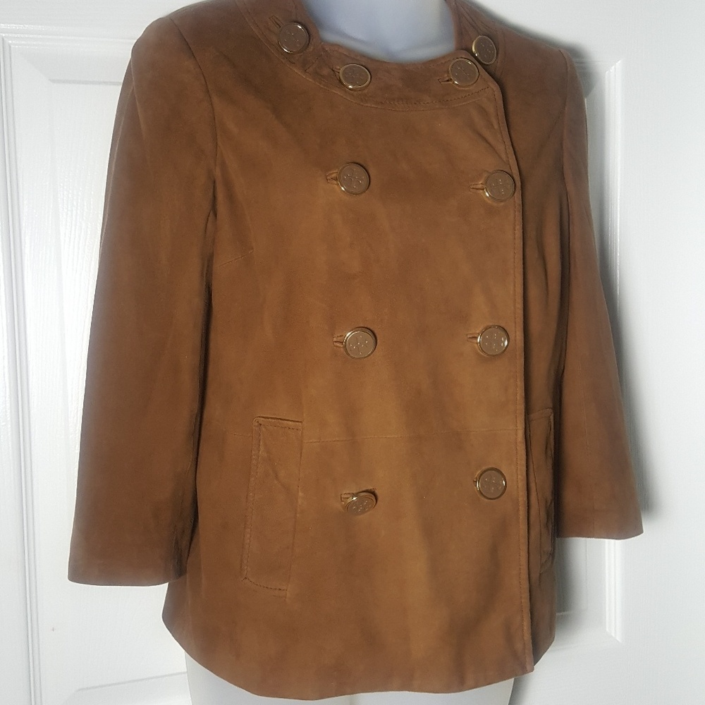 Tory Burch brown suede jacket